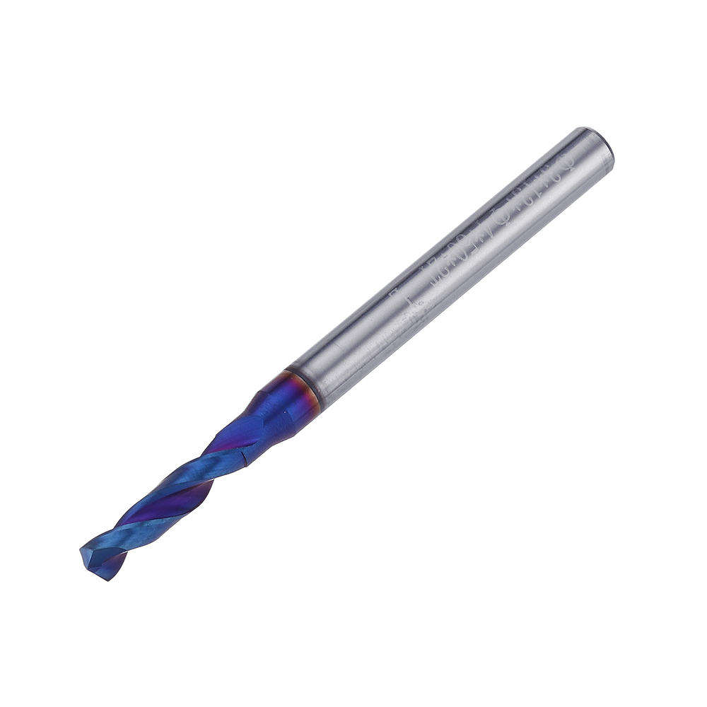 7mm - HRC65 Tungsten Steel Twist Drill Bit 2 Flutes 1-7mm 118 Degree Chamfering Cutter