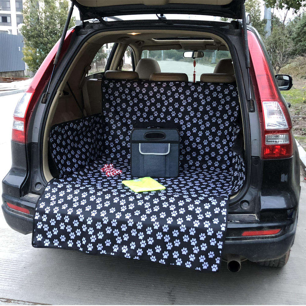 Extended Length Pet Dog SUV Travel Car Pet Mat Puppy Backseat Cover Protector - A