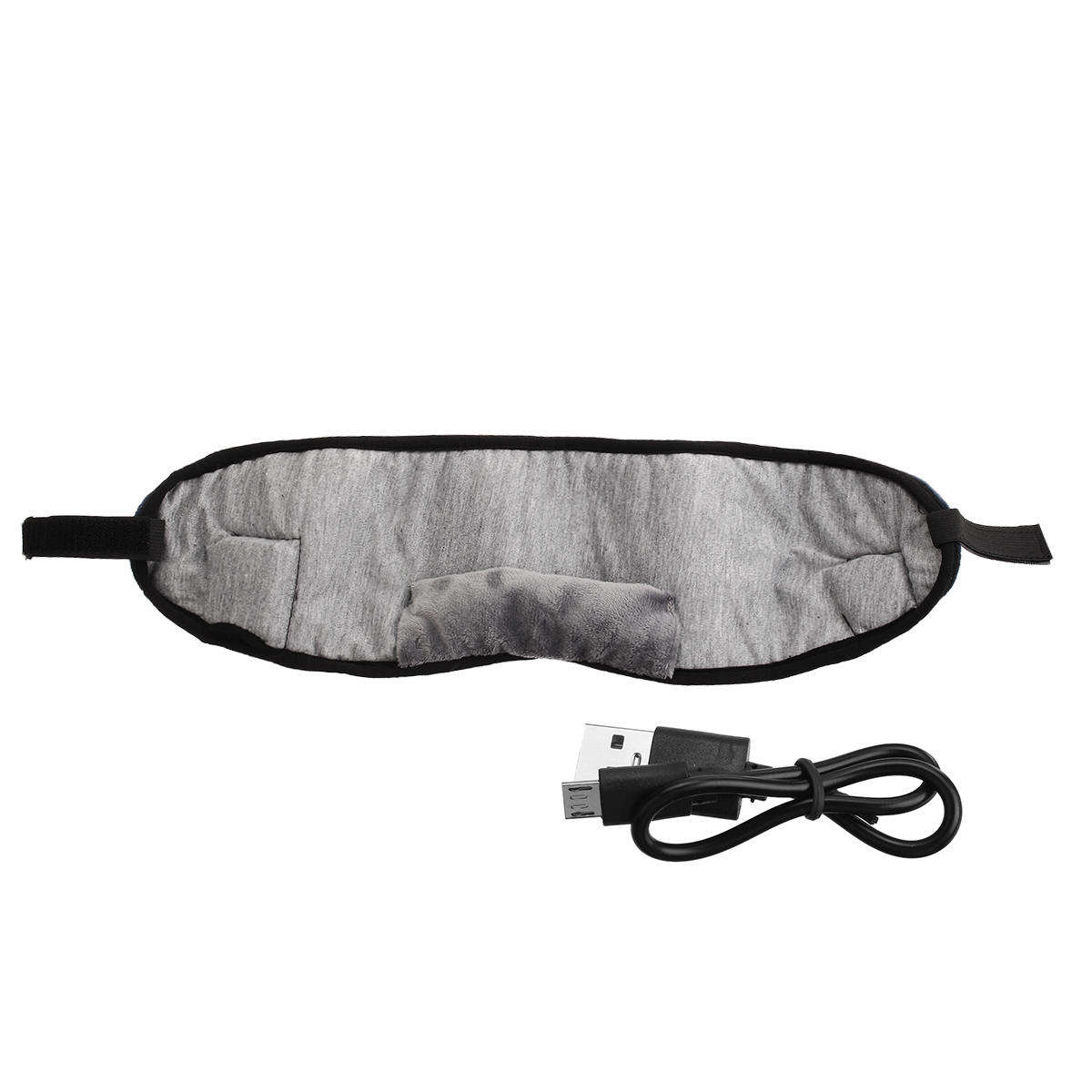 Grey - Wireless Bluetooth 5.0 Stereo Eye Mask Headphones Earphone Music Sleep Headset