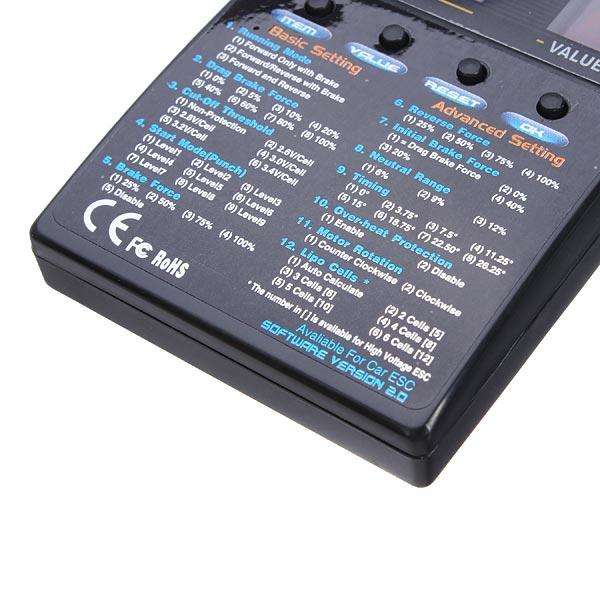 Hobbywing Quicrun Program Card For RC Car