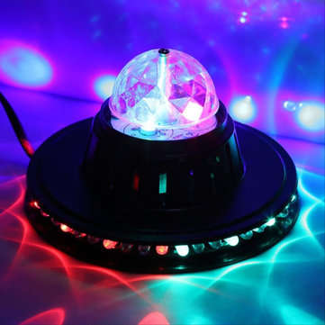 8W Rotating LED Club Disco Party Crystal Magic Ball Stage Effect Light