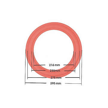 12 Inch R Rim Foam Repair Woofer Bass Loudspeaker Speaker Rim Foam Surrounds Red