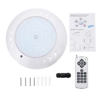 12V 18W Underwater Swimming Pool Spa LED Light Waterproof RGB Lamp with Remote Controller