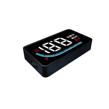 L1 Head-up Display Digital Display HUD Speed Water Temperature Voltage OBD + Alarm Monitor For Vehic