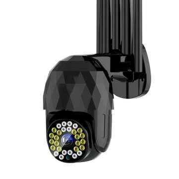 Guudgo 28LED 5X Zoom HD 3MP IP Security Camera Outdoor PTZ Night Vision Wifi IP66 ... (COLOR: BLACK)