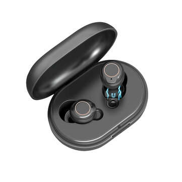Intelligent Bluetooth Hearing Aids Rechargeable Wide-frequency Touch Operation Noi... (color: Black)