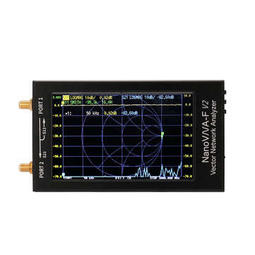 NanoVNA-F V2 50kHz-3GHz IPS 4.3Inch LCD Display Vector Network Analyzer S-A-A-2 Antenna Analyzer Sho