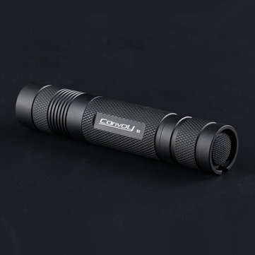 Convoy S2 7135*3 Driver 365nm Purple UV Flashlight Fluorescence Sterilization Banknote Detection Pen