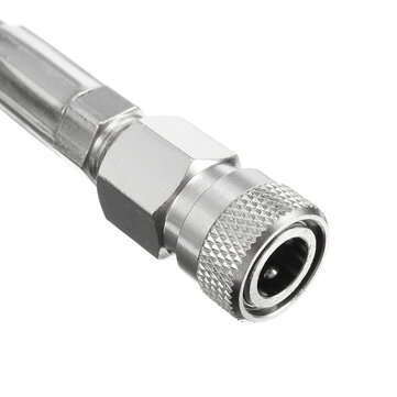 4500PSI Paintball PCP Refill Adaptor Diving Scuba Oxygen Tank Fill Station With 10" Stainless Braide