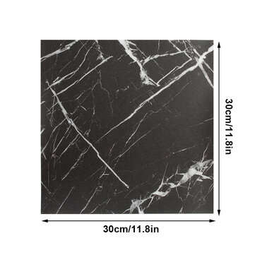 Waterproof Floor Stickers Self Adhesive Marble Wallpapers Bathroom Wall Sticker (STYLE: #5)