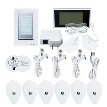 24 Modes Tens Unit Muscle Stimulator Electric Pulse Massager Machine Pain Relief M... (PLUG: USPLUG)