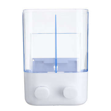 1000ML Kitchen Bathroom Shampoo Container Soap Dispenser Wall Mount Suction Cup Shampoo Container