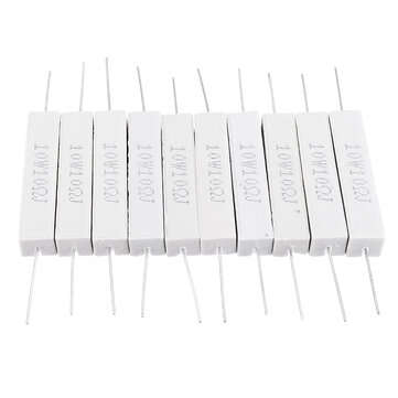 10pcs 10W 10 ohm 10R Ceramic Cement Resistor