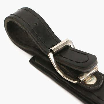 4pcs Black Thickness Guitar Accordion Strap PU Leather Shoulder Straps Belt Adjustable 2 Short 2 Lon