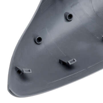 2PCS White Door Wing Mirror Cover Rear View Left Right Side For Ford Fiesta MK7 2009-2015