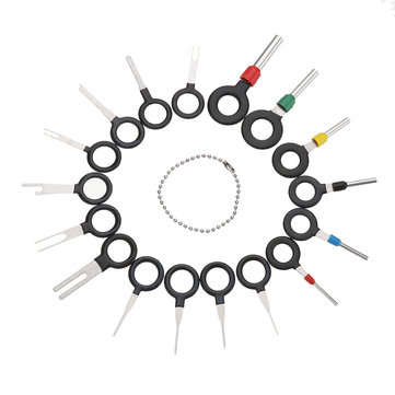 26Pcs/Set Terminal Removal Tool Electrical Wiring Crimp Connector Pin Extractor Tools Kit