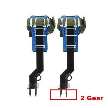 Tree Climbing Spike Set Safety Belt W/Gear Adjustable Lanyard Stainless Steel Climbin... (STYLE: #2)