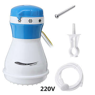 110v/220v Electric Shower Head Instant Water Heater With Hose Bracket 5400w  (voltage: 220v)