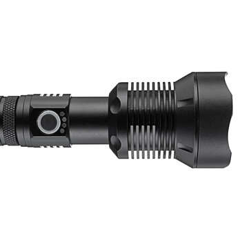 XANES XHP70.2 9000LM Zoomable LED Flashlight Kit with 2x 26650 Li-ion Battery USB Rechargeable Super