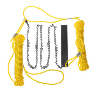 36 Inch High Reach Tree Hand Rope Chain Saw Blades on Both Side Saw Chain
