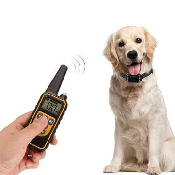 800M Remote Control Electric Dog Collar Pet Snoring Device Shock Agility Collar Waterproof Rechargea