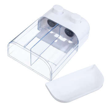 1000ML Kitchen Bathroom Shampoo Container Soap Dispenser Wall Mount Suction Cup Shampoo Container