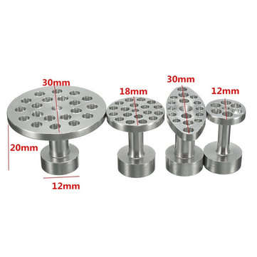 4pcs Aluminum Dent Repair Puller Tabs Paintless Hail Buckle Car Repair Tools