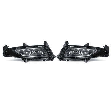 DRL Daytime Running Lights  Fog Lamps Cover Switch Kit For Hyundai Tucson 2015-2018