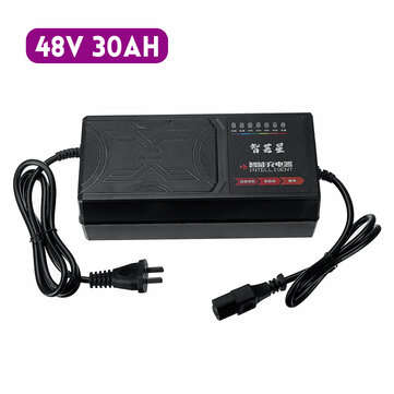 48V 30AH/60V 30AH/72V 30AH 7-Light Electric Vehicle Battery Charger Adapter (VOLTAGE: 48V)