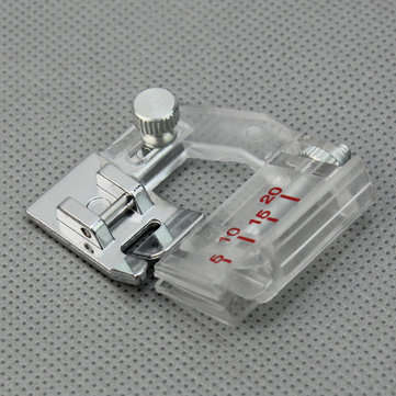 Home Snap On Adjustable Bias Binder Presser Foot Feet for Sewing Machines