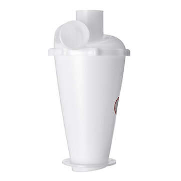 DIY White SN50T6 Turbocharged Cyclone Dust Collector Cyclone Separator Industrail Vaccum Cleaner Fil