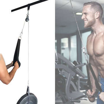 Max Load 300KG Home Fitness DIY Pulley Cable Machine Attachment System Arm Biceps Triceps Hand Stren