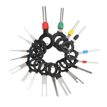 26Pcs/Set Terminal Removal Tool Electrical Wiring Crimp Connector Pin Extractor Tools Kit