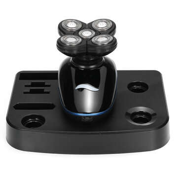 Rotary 5D USB Rechargeable Cordless Mens Electric Shaver Razor Bald Head Hair Trimmer