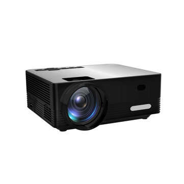 Q6 MINI Projector 1280x720P 2600 lumens LED Proyector for 1080P Hom... (PLUG: USPLUG | COLOR: WHITE)