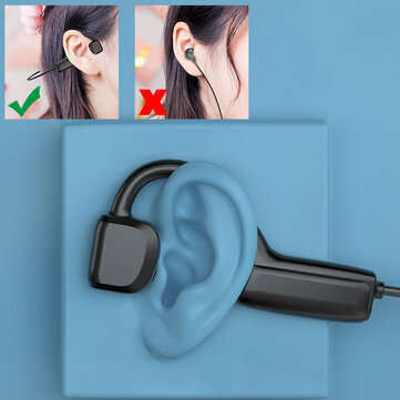 New 2020 Painless Bone Conduction Earphone bluetooth 5.1 Headset Sweatproof Open-Ear Headphones with