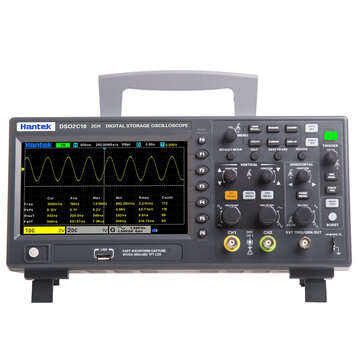 Hantek DSO2C10 Digital Oscilloscope 2CH Digital Storage 1GS/s Sampling Rate 100MHz Bandwidth Dual Ch