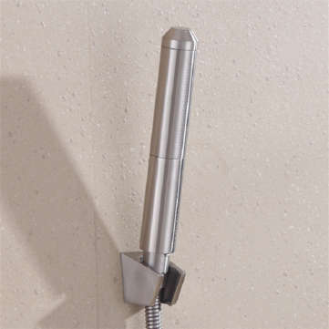 Stainless Steel Bathroom Portable Bidet Sprayer Handheld Showerhead Two Water Modes Ajustable Booste