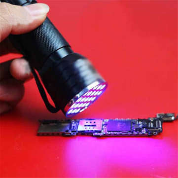 UV Glue Curing Lamp LED Ultraviolet Curing Purple Light for Mobile Phone Circuit Board Repair Tool