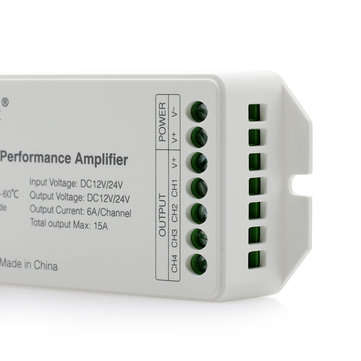 Mi Light DC12V-24V PA4 4-Channels RGB RGBW LED Amplifier Controller for LED Strips