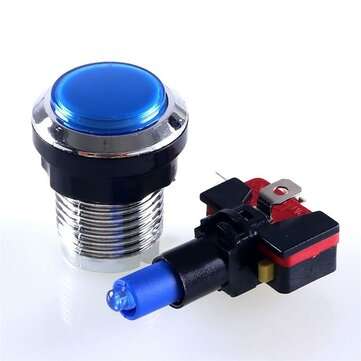 DIY Arcade Kits USB Control to PC Joystick LED Push Buttons Zero Delay Keyboard Encoder Micro Switch