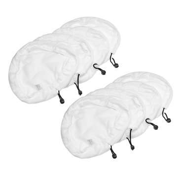 8Pcs Steam Cleaner Mop Pads Replacement Clothes Micro Fibre Washer Cleaning