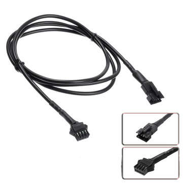 1.2M 4 Pin Extension Cable Extended Wire for 5050 3528 RGB LED Strip Light (QUANTITY: 1PCS)