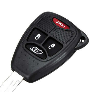 Replacement 4 Buttons Remote Key Fob Case Shell Blade For Jeep Liberty 2005-2007