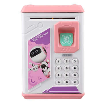 Kids ATM Fingerprint Password Money Box
