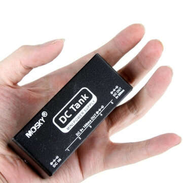 MOSKY DC-TANK 9V 500mA Mini Power Supply Connector for 9V Guitar Effect Pedal with 6 Isolated Output