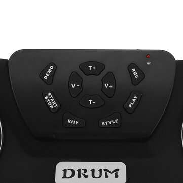 Portable Electronics Drum Set Roll Up Drum Kit 9 Silicone Pads USB Powered with Foot Pedals Drumstic