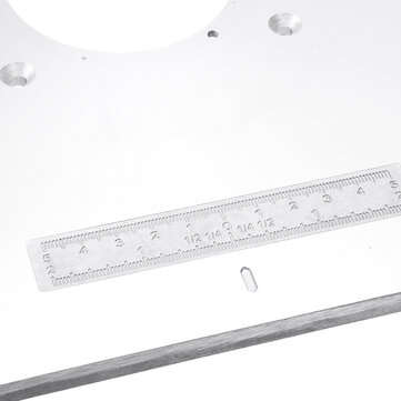 Drillpro 300x235x95mm Aluminum Router Table Insert Plate Woodworking Trimming Machine Flip Panel for