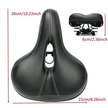 Bicycle Cycling Big Bum Saddle MTB Bike Seat Wide Soft Pad Comfort Road Bike Cushion Mountain Bike S