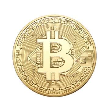 1Pcs Gold Bitcoin Model Commemorative Coins BTC Metal Coin Decorations